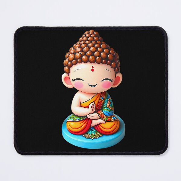 Item preview, Buddha Figurine Sticker designed and sold by We-Ai-Art.