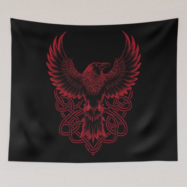 Item preview, A raven with open wings, celtic norse designed and sold by 123ks.