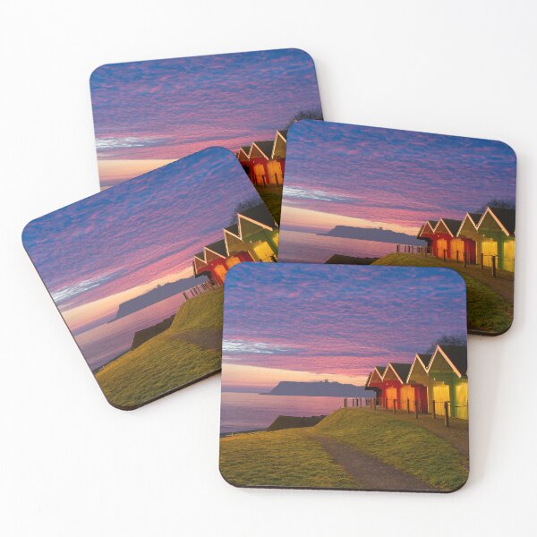 Item preview, Scarborough Sunrise Beach Huts designed and sold by Alisonchambers2.
