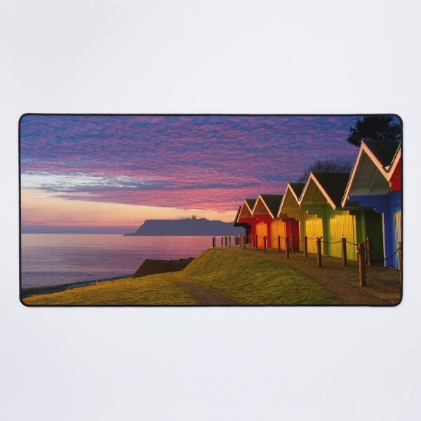 Item preview, Scarborough Sunrise Beach Huts designed and sold by Alisonchambers2.
