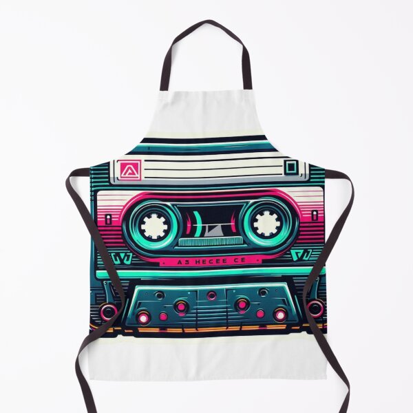 Item preview, Vintage Cassette Tape Sticker with Neon Accents designed and sold by SellG00Ds.
