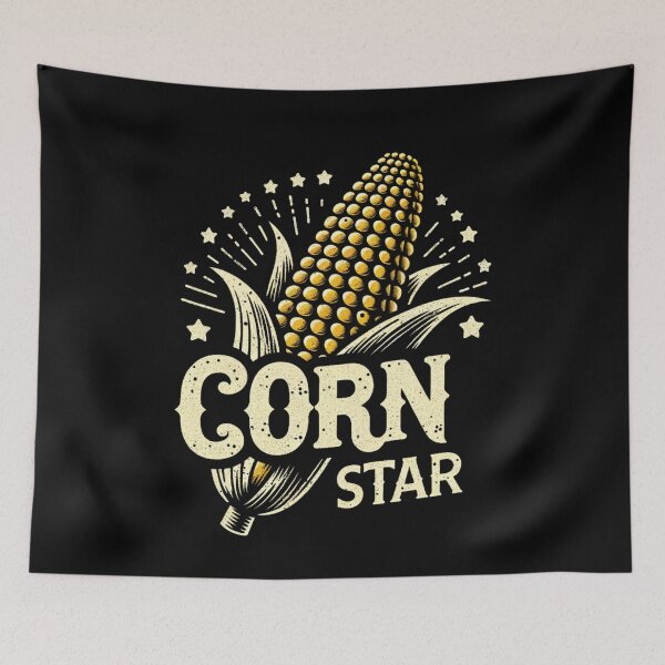 Item preview, Corn Star Retro Farm Humor designed and sold by PantatKiller.