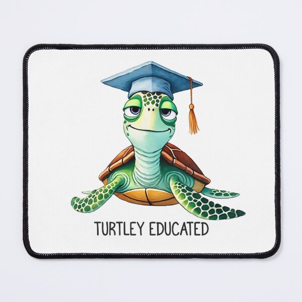 Item preview, Totally Educated "Turtley Educated" | Funny Graduation | The Dude Turtle | Duuude | Chill Turtle | Well-educated designed and sold by Fun-N-Cool-Tees.
