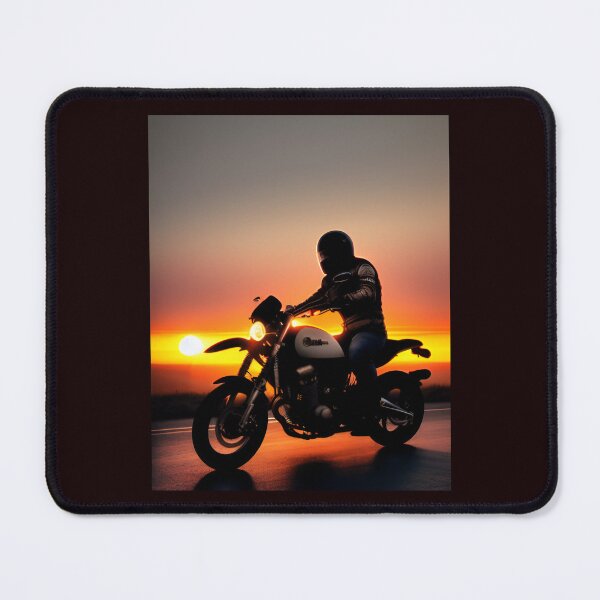 Item preview, Sunset Motorcycle Ride: Tranquil AI Art Lifestyle Gear designed and sold by ThrottlePixels.