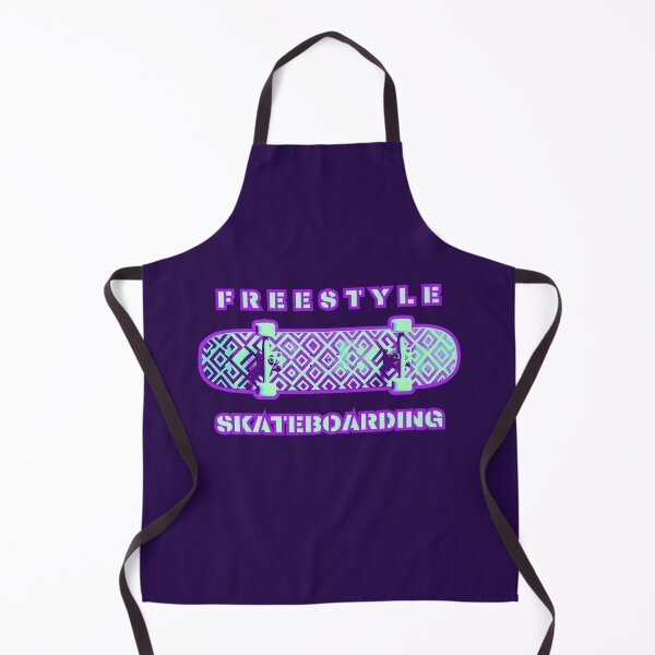 Item preview, Freestyle skateboarding, minty and purple graphics, patterned skateboard designed and sold by silent-violin.