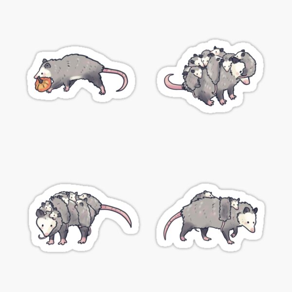 Item preview, Opossum family pack  designed and sold by Artofmayara.