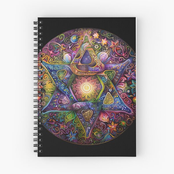 Item preview, Star of David boho psychedelic  designed and sold by Magicifa.
