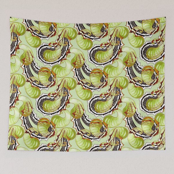 Item preview, Paisley, Green-brown on a green background designed and sold by Alex  Blud.