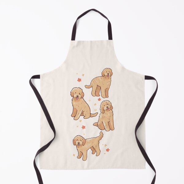 Item preview, cute golden doodle dogs designed and sold by Artofmayara.