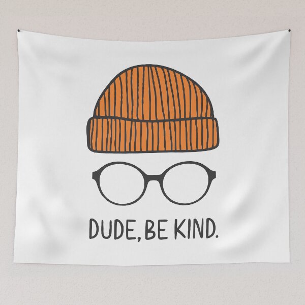 Item preview, "Spread Positivity: Dude Be Kind, Stay Positive, and Share Good Vibes" designed and sold by artworkathome.