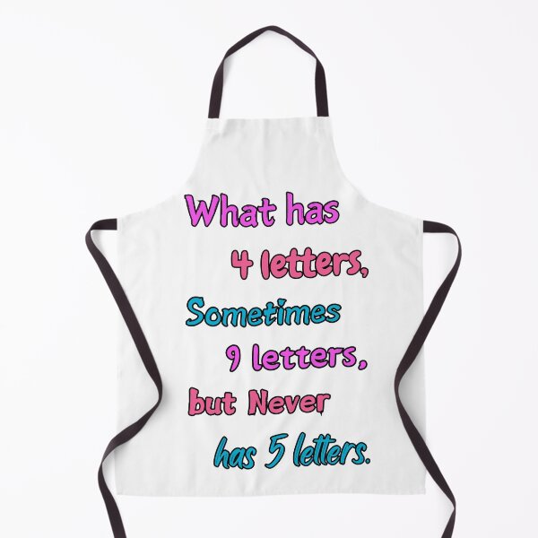 Item preview, What has 4 letters riddle designed and sold by AbeeRedB.
