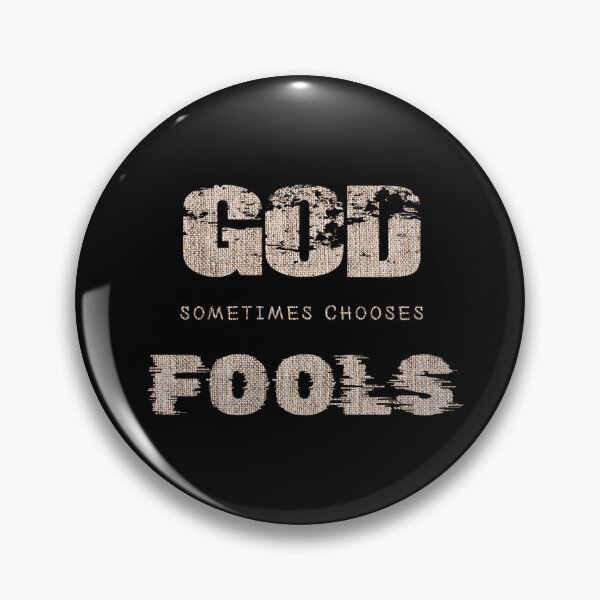 Item preview, God Sometimes Chooses Fools - Christian T-shirt designed and sold by Narrow-Path.