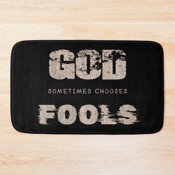 Item preview, God Sometimes Chooses Fools - Christian T-shirt designed and sold by Narrow-Path.