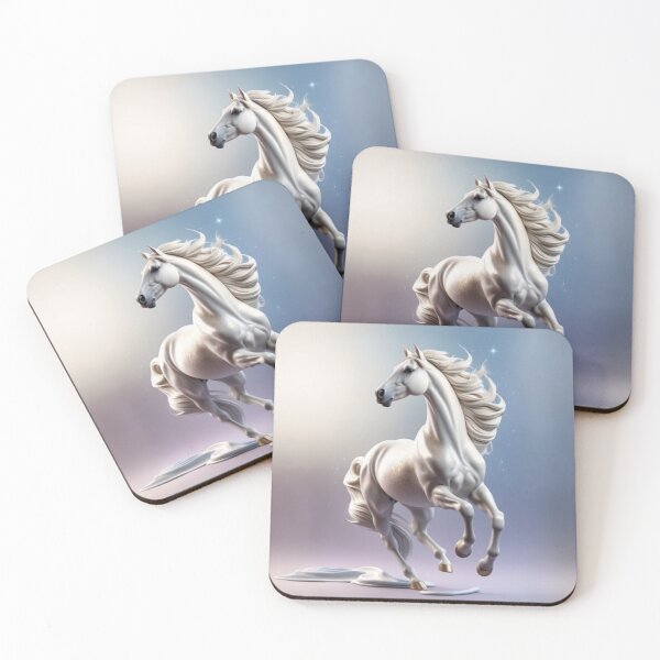 Item preview, Majestic White Horse Artwork - LaLi Designs designed and sold by LaLi-Designs.