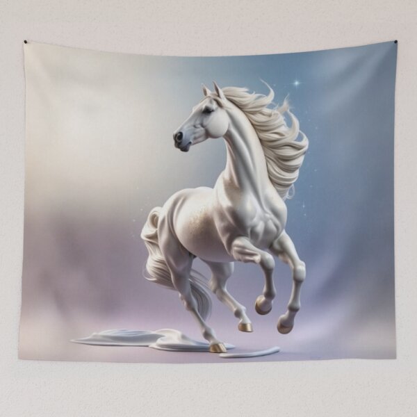 Item preview, Majestic White Horse Artwork - LaLi Designs designed and sold by LaLi-Designs.