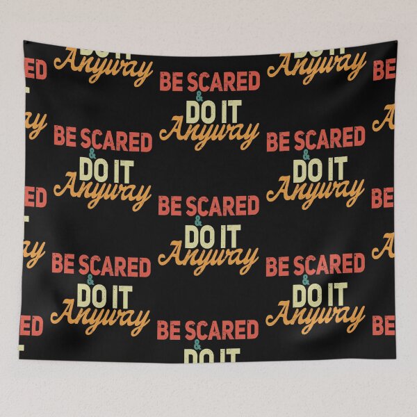 Item preview, Be Scared and Do It Anyway designed and sold by KLArtzStore.