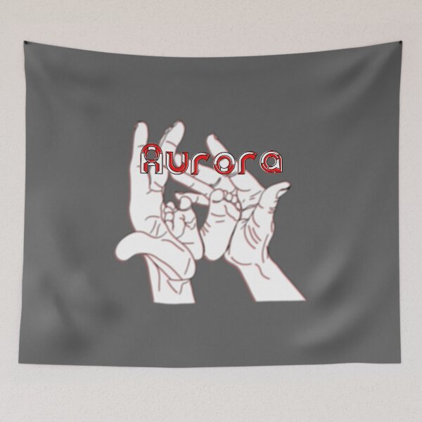 Item preview, Mother Mom holding baby feet in hands name Aurora designed and sold by 4rpixs.