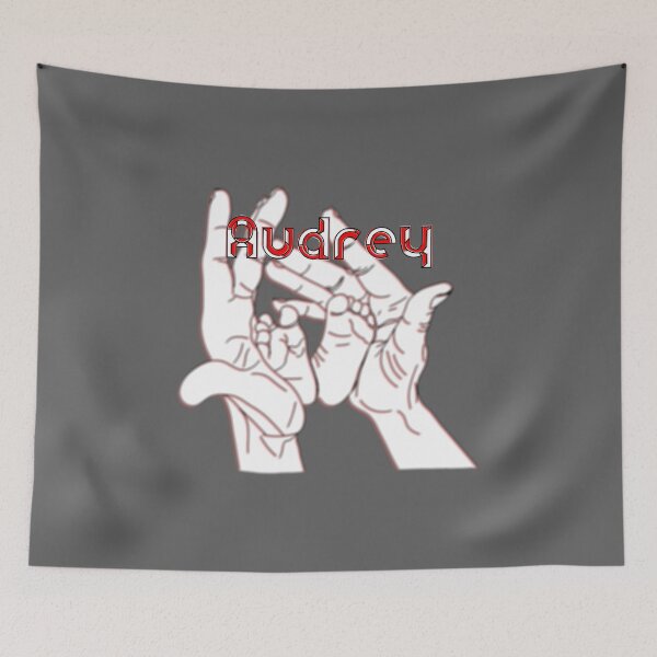 Item preview, Mother Mom holding baby feet in hands name Audrey designed and sold by 4rpixs.