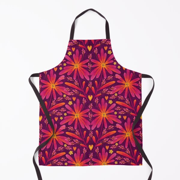 Item preview, Large daisies, pink on a dark lilac background designed and sold by Alex  Blud.