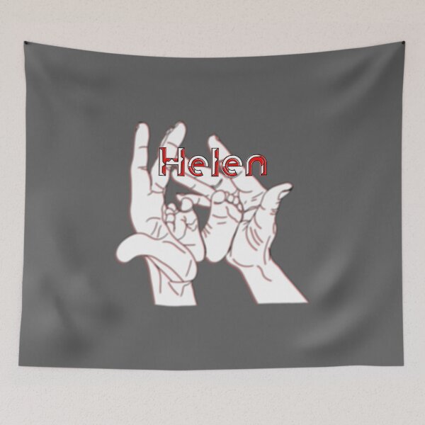 Item preview, Mother Mom holding baby feet in hands name Helen designed and sold by 4rpixs.