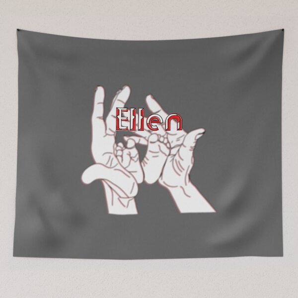 Item preview, Mother Mom holding baby feet in hands name Ellen designed and sold by 4rpixs.