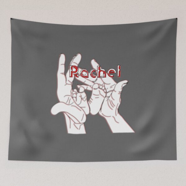 Item preview, Mother Mom holding baby feet in hands name Rachel designed and sold by 4rpixs.