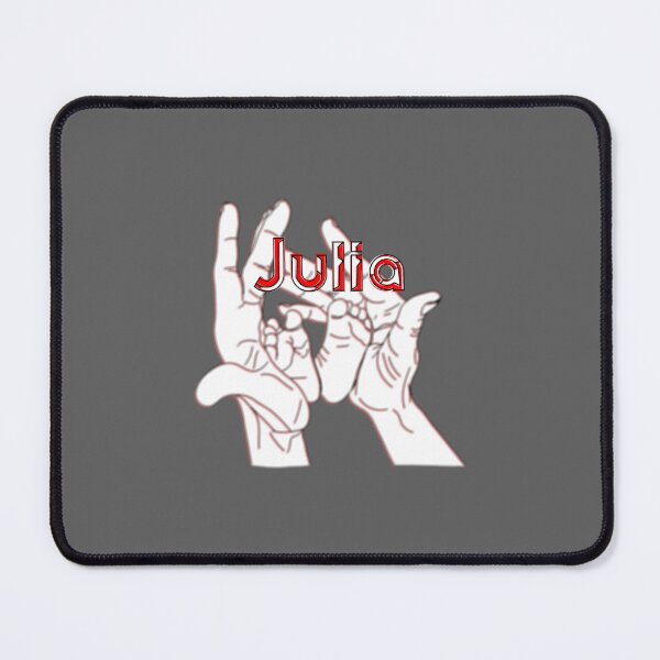 Item preview, Mother Mom holding baby feet in hands name Julia designed and sold by 4rpixs.