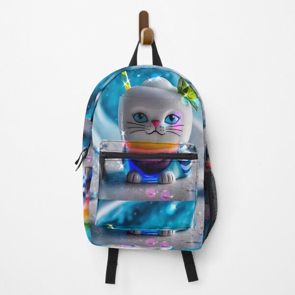 Item preview, Cosmic Feline Fantasy Drink” designed and sold by Sölëx Inkspire.