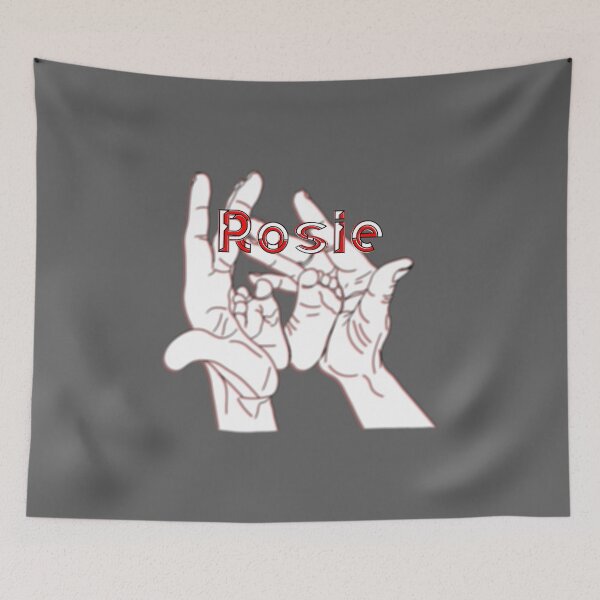 Item preview, Mother Mom holding baby feet in hands name Rosie designed and sold by 4rpixs.
