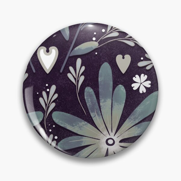 Item preview, Large daisies, Gray on dark gray background designed and sold by Alex  Blud.