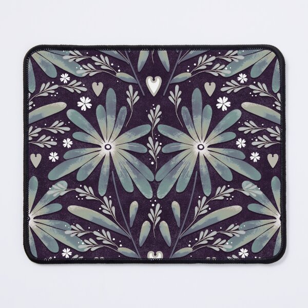 Item preview, Large daisies, Gray on dark gray background designed and sold by Alex  Blud.