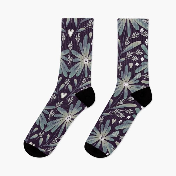 Item preview, Large daisies, Gray on dark gray background designed and sold by Alex  Blud.