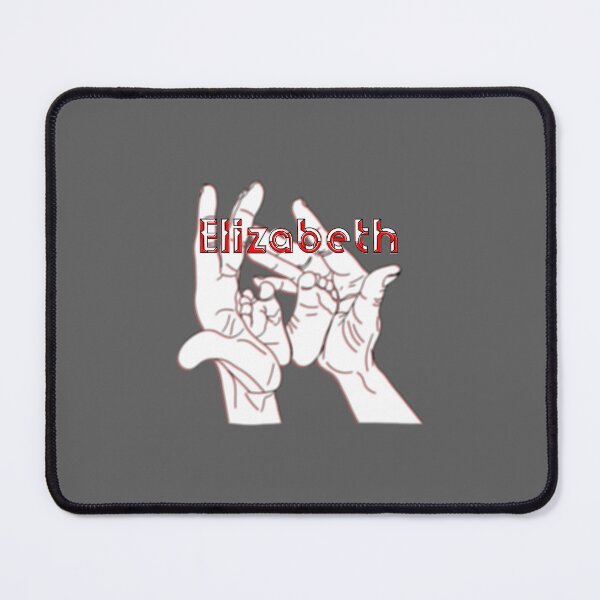 Item preview, Mother Mom holding baby feet in hands name Elizabeth designed and sold by 4rpixs.