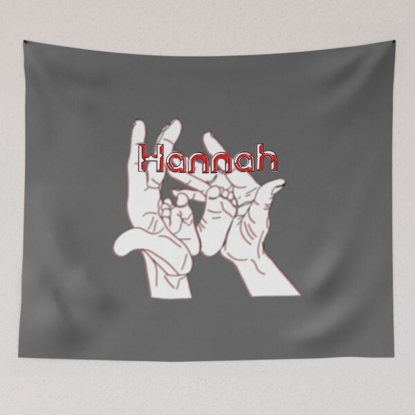 Item preview, Mother Mom holding baby feet in hands name Hannah designed and sold by 4rpixs.