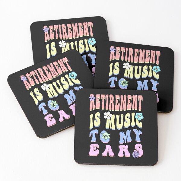 Item preview, retirement is music to my ears designed and sold by KaiLabsArt.