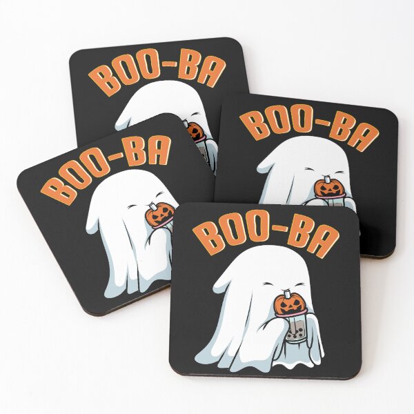 Item preview, Halloween Ghost Boo-ba Milktea - Cute Funny Ghost, Boba Tea designed and sold by ArtsyLani.