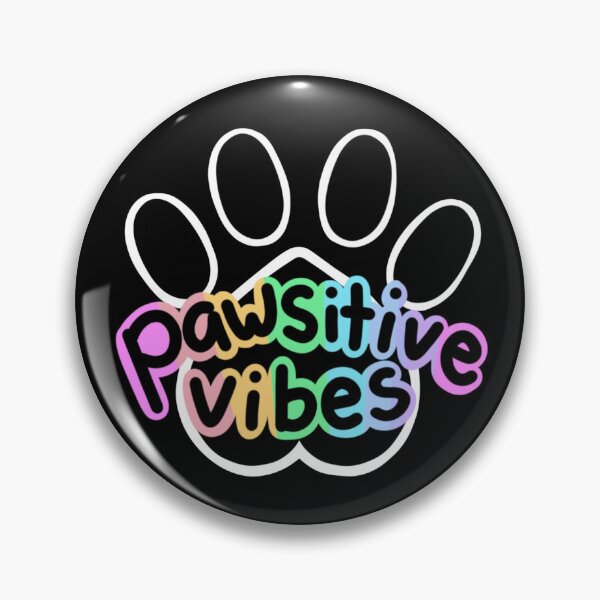 Item preview, Huella de corazón "Pawsitive Vibes" designed and sold by Bountiful Bean.