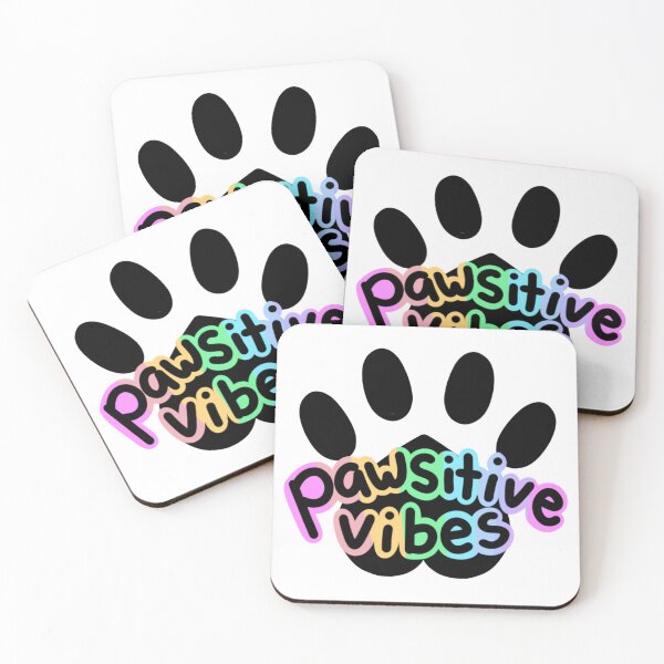 Item preview, "Pawsitive Vibes" Heart Pawprint designed and sold by Bountiful Bean.