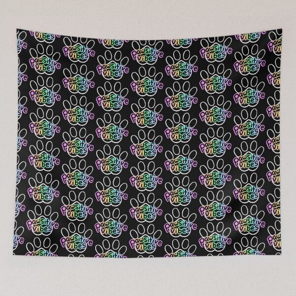 Item preview, "Pawsitive Vibes" Heart Pawprint designed and sold by Bountiful Bean.