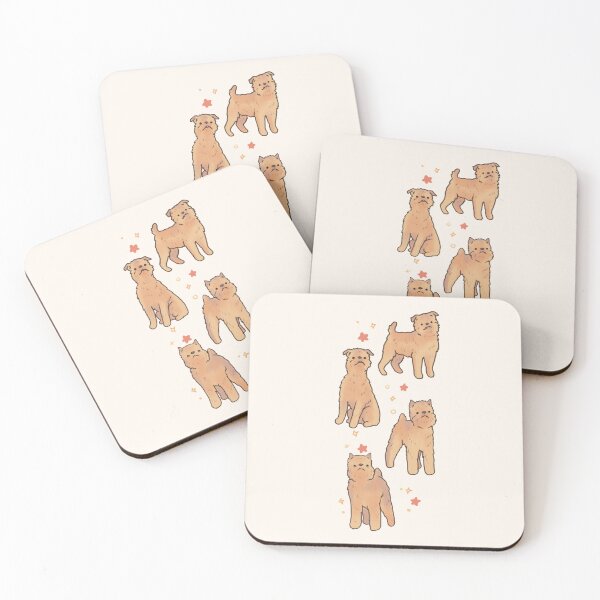 Item preview, Cute brussels griffon dogs designed and sold by Artofmayara.