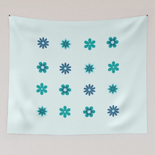 Item preview, Aesthetic Blue Flowers - Teal Journaling Set designed and sold by Andreria.