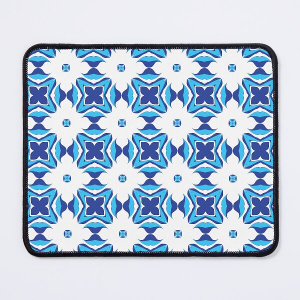 Item preview, Electric blue geometric pattern 21 designed and sold by AneissPiaf.