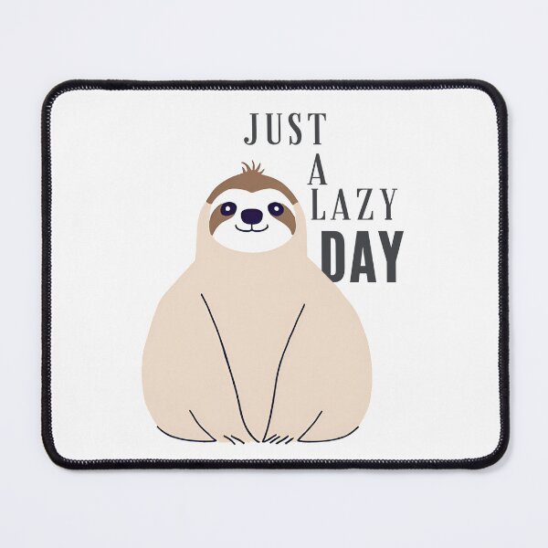Item preview, Just a lazy day with a sloth designed and sold by Megan-creates.
