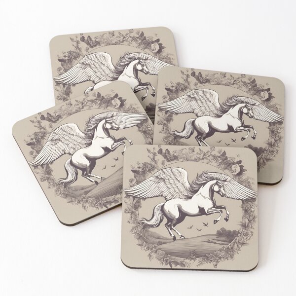 Item preview, Majestic Flight: The Winged Horse designed and sold by PratikG24.