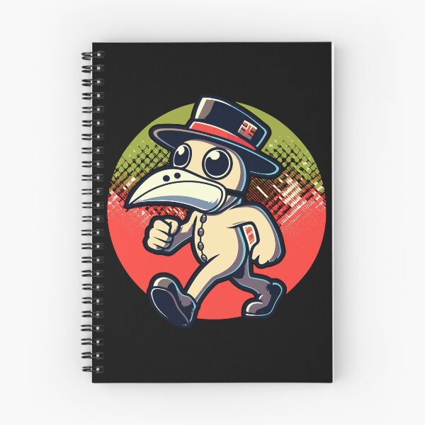 Item preview, Retro Vintage Cartoon Plague Doctor Halloween designed and sold by LuminOrb.