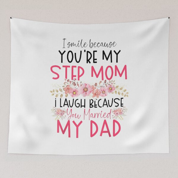 Item preview, I Smile Because You're My Step Mom Funny Step Mother's Day designed and sold by Creatiforge.