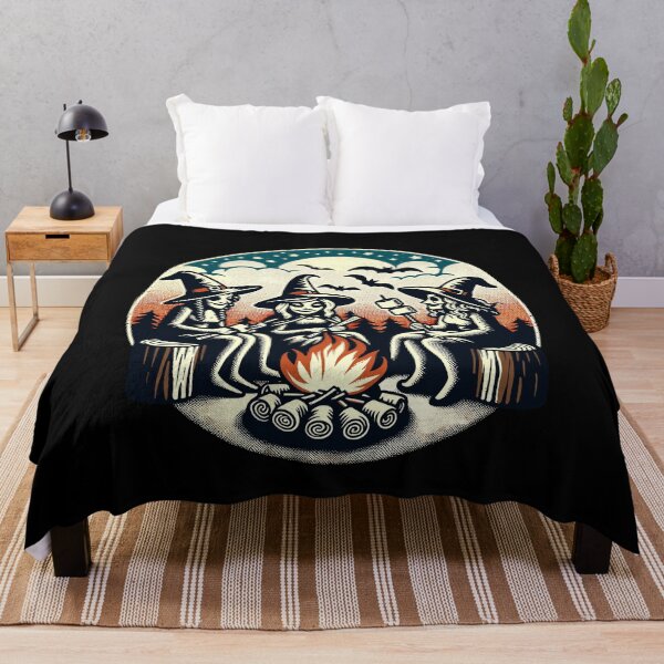 Item preview, Camping Campfire Vintage Witches Design designed and sold by LuminOrb.
