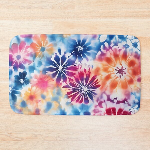 Item preview, Blue and Pink Shibori Tye Dye Flower designed and sold by Tamas Das.