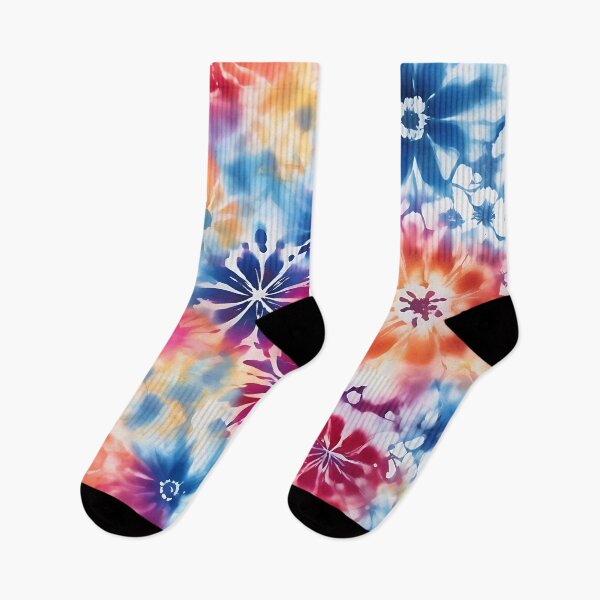 Item preview, Blue and Pink Shibori Tye Dye Flower designed and sold by Tamas Das.