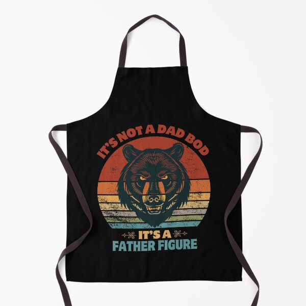 Item preview, It's Not a Dad Bod, It's a Father Figure Retro Bear Dad Design designed and sold by PantatKiller.
